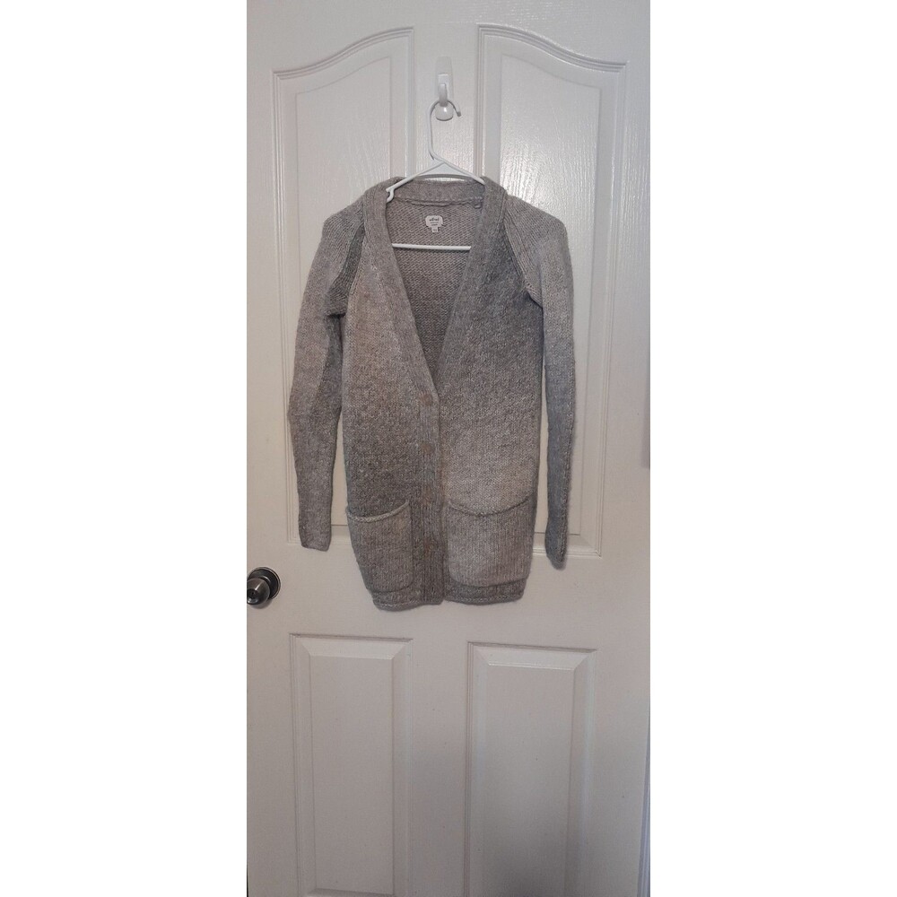 Wilfred Italian Yarn Gray Button Down Cardigan. XXS. B63